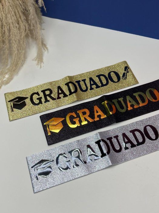 Bandas De Graduacion Escharchada Bang3/Bang4/Bang5