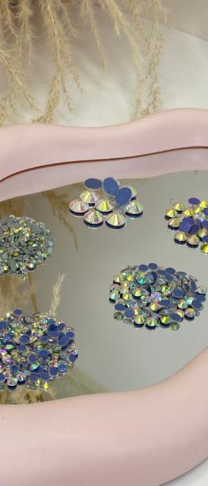 Perlas Adhesivas Tornasol- (3mm/4mm/5mm/6mm)